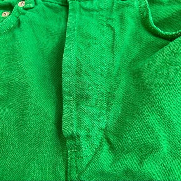 Topshop Green Jeans size W28 L32 US 6 - Picture 11 of 11